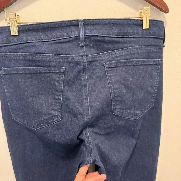 NYDJ Marilyn Straight Lift Tuck Technology Dark Wash Stretch Jeans Women's 12 - Picture 4 of 13